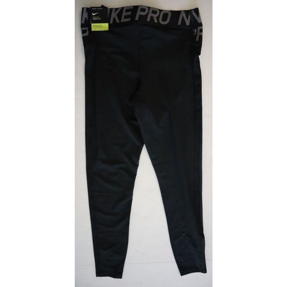 Nike Pro BV9264-010 Women's Sz Small Black Intertwist Tight Fit Training Tights - Picture 4 of 10